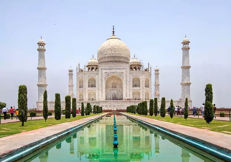 Taj Mahal Agra View