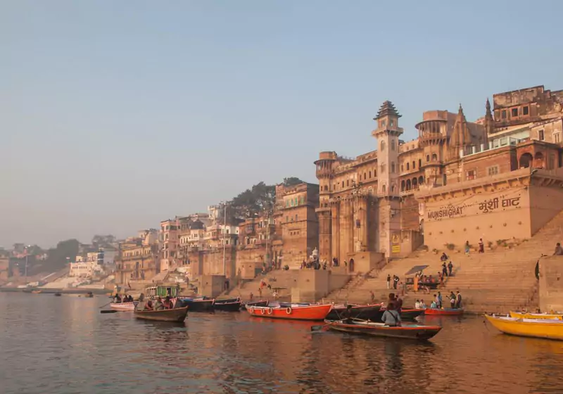 Varanasi Ghats and Ganga River